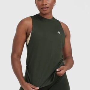 Oner Go To Muscle Vest - Khaki Green